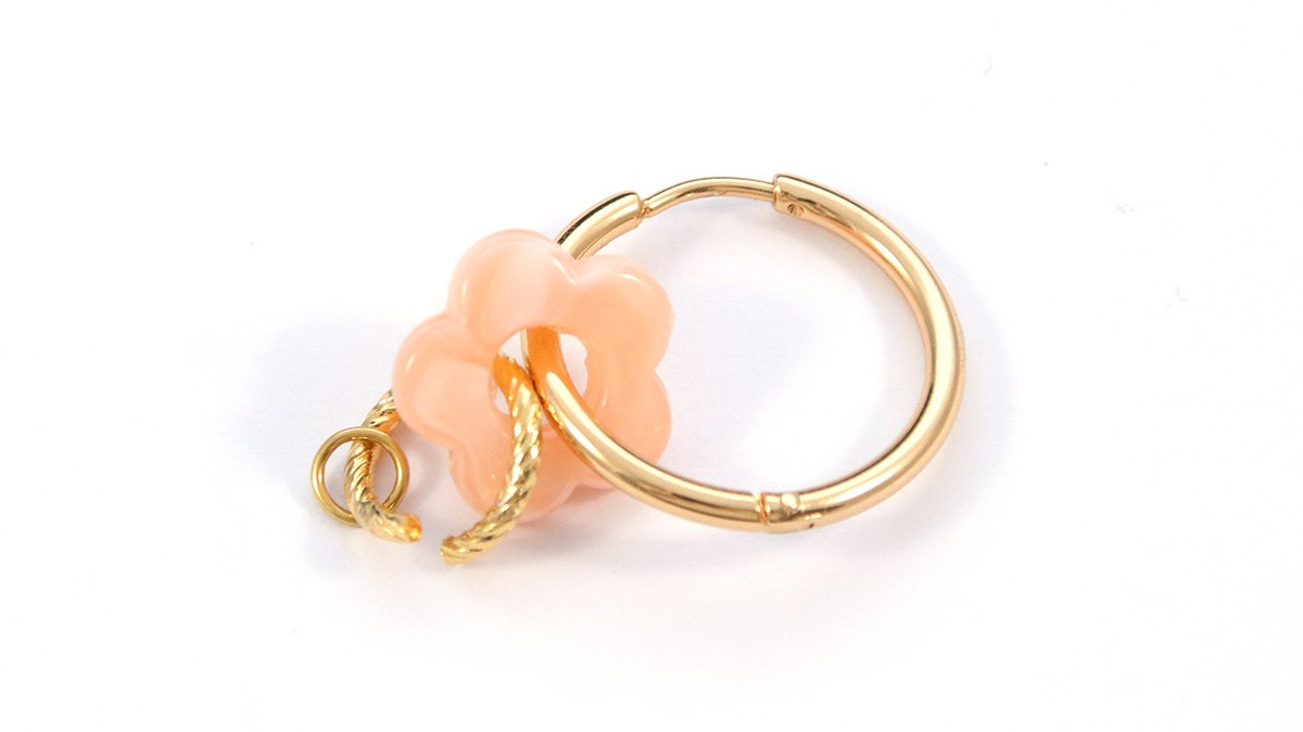 DIY Boucles d'oreilles Peach Fuzz faciles à faire : Etape 3