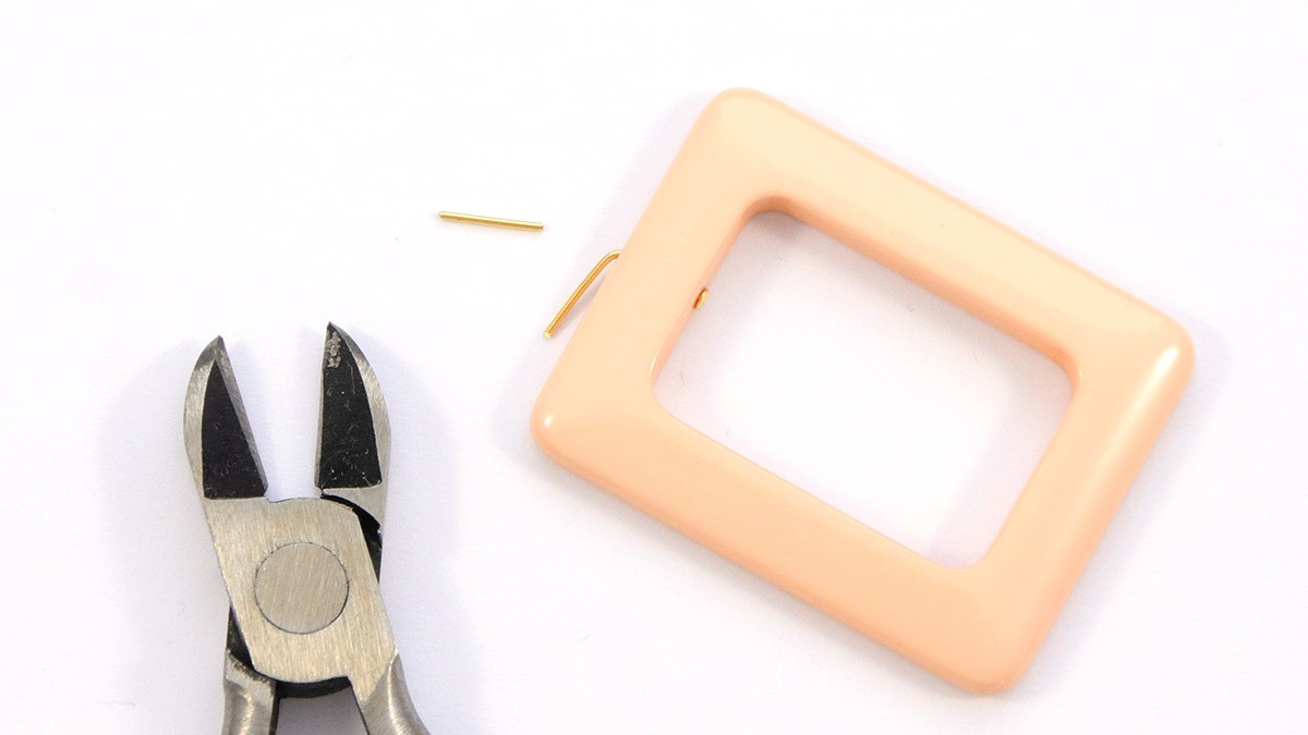 DIY Boucles d'oreilles Peach Fuzz faciles à faire : Etape 7