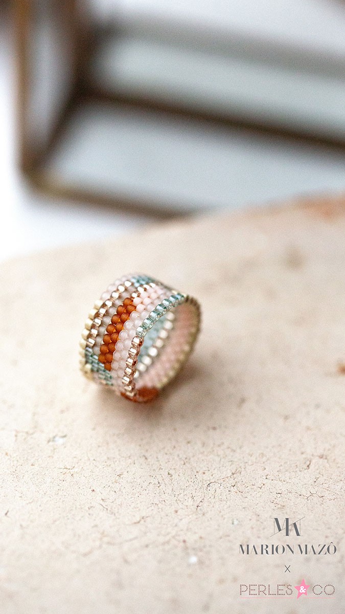 Diagramme bague signé Marion Mazô