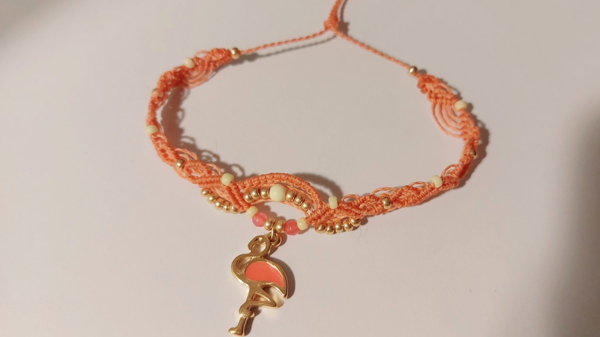 Bracelet d'été en micro-macramé : Etape 28 Bracelet d'été en micro-macramé : Etape 28