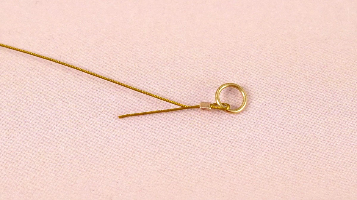 Bracelet Palets en perles d'eau douce : Etape 1