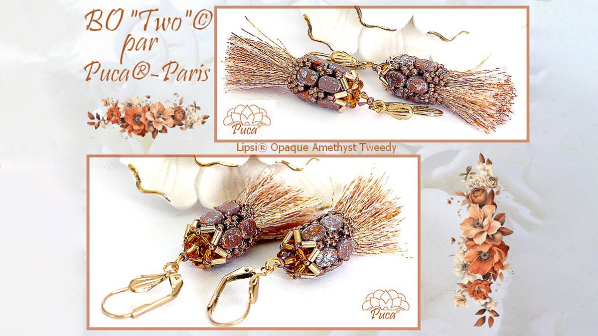 Boucles d'oreilles Two par Puca®