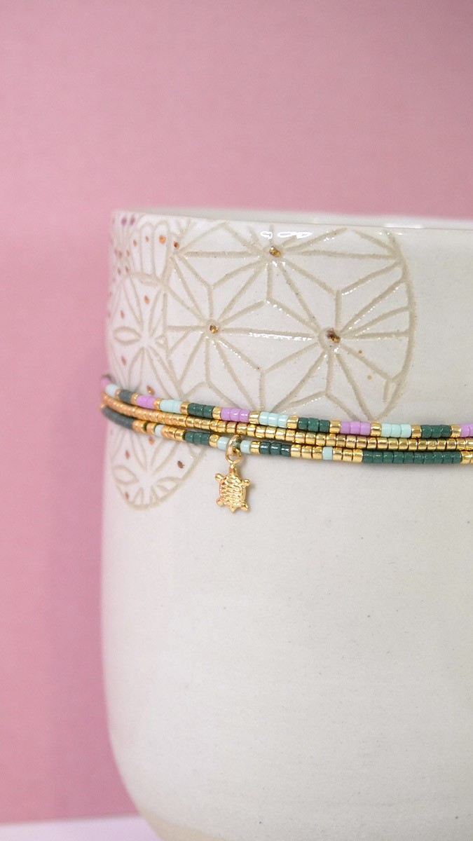 Schéma Bracelets faciles perles Miyuki fermoir réglable