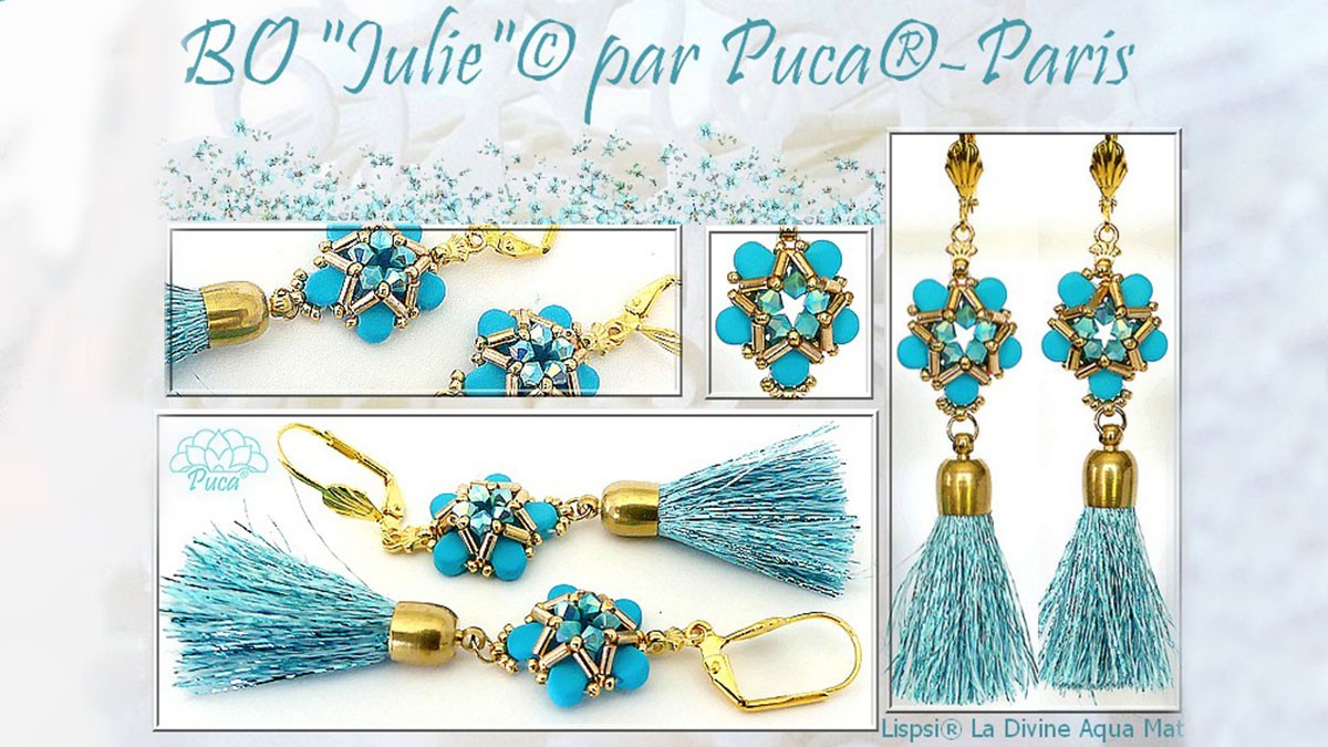 Boucles d'oreilles Julie par Puca®