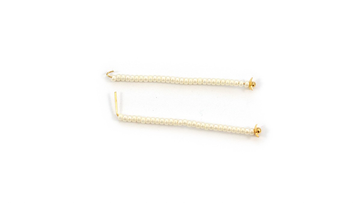 Boucles d'oreilles indiennes pendantes Coupoles Jhumka : Etape 2