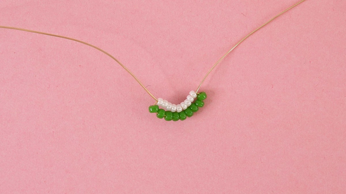 Collier Breloque Artisanal - Perles De Verre Et Murano Vert - Fabrication Little Green