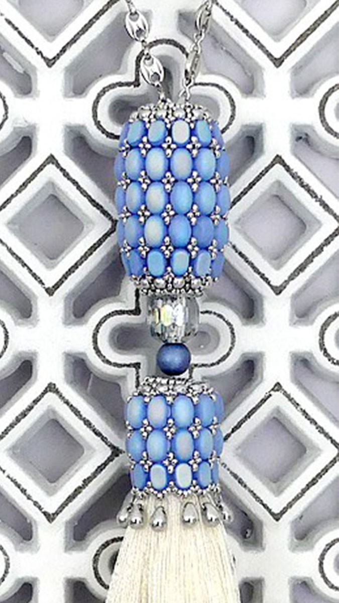 Schéma Pendentif Zora avec Samos® par Puca® Schéma Pendentif Zora avec Samos® par Puca®