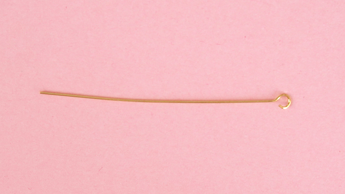 Boucles d'oreilles pendantes avec chaînes pastel : Etape 2