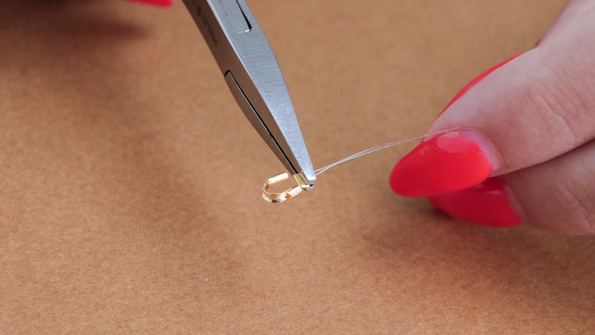 Tuto collier pierres naturelles et breloque coeur : Etape 2 Tuto collier pierres naturelles et breloque coeur : Etape 2