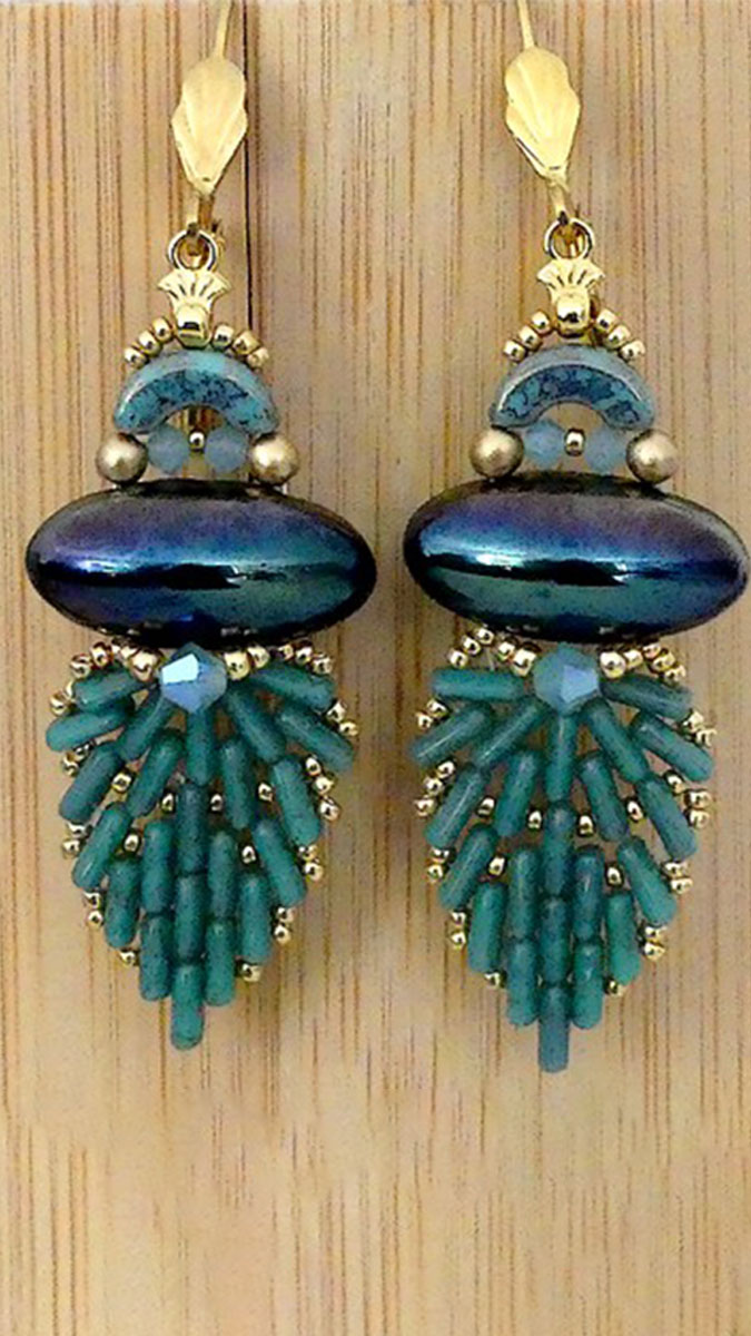 Schéma Boucles d'oreilles Auria par Puca® Schéma Boucles d'oreilles Auria par Puca®