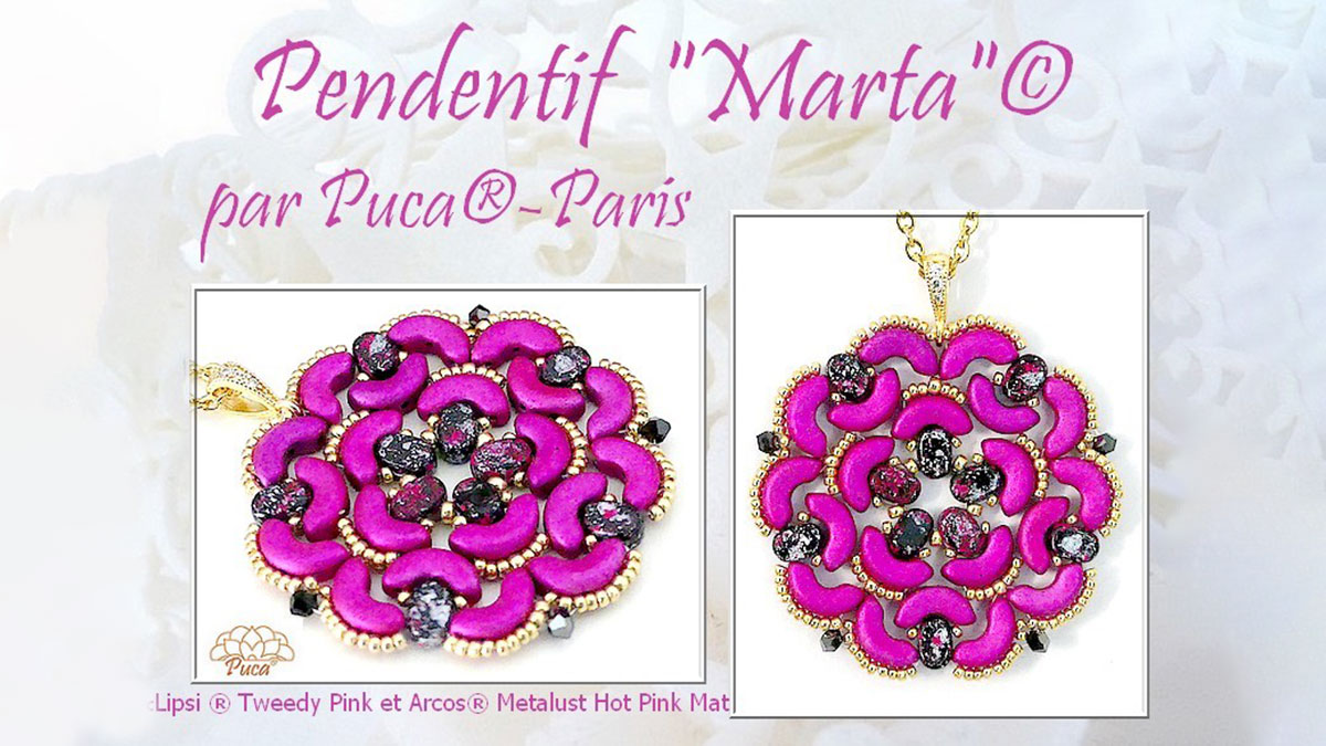 Schéma Pendentif Marta par Puca® Schéma Pendentif Marta par Puca®