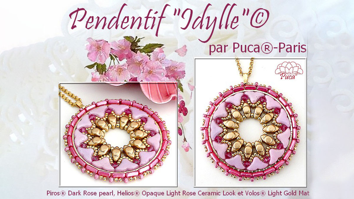 Schéma Pendentif Idylle par PUCA Schéma Pendentif Idylle par PUCA