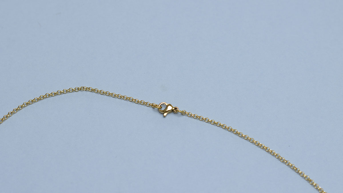 Collier en pierres naturelles double rang : Etape 8