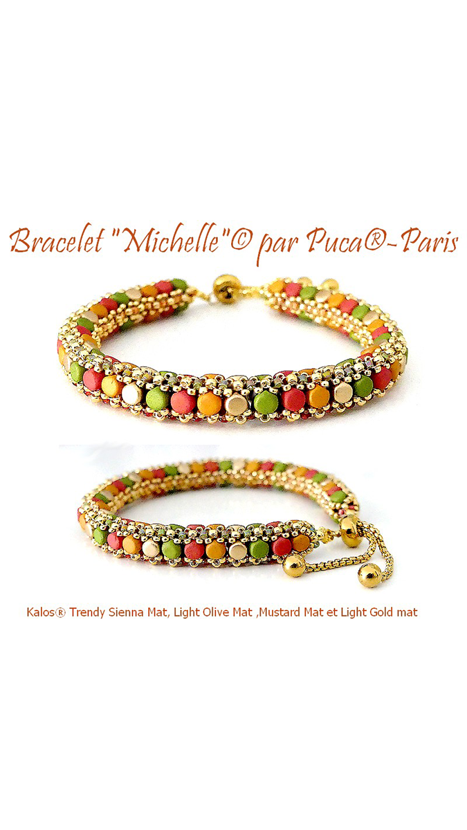 Schéma Bracelet Michelle par Puca®