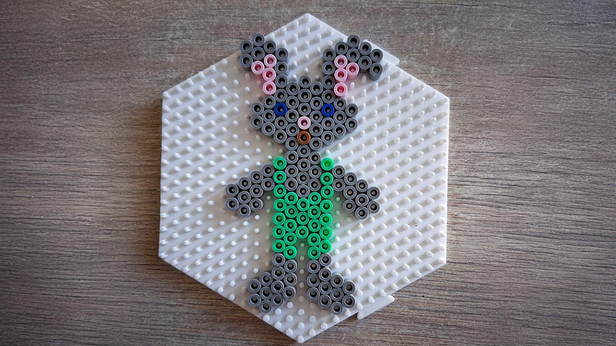 DIY Pâques : créez une déco en perles Hama : Etape 2