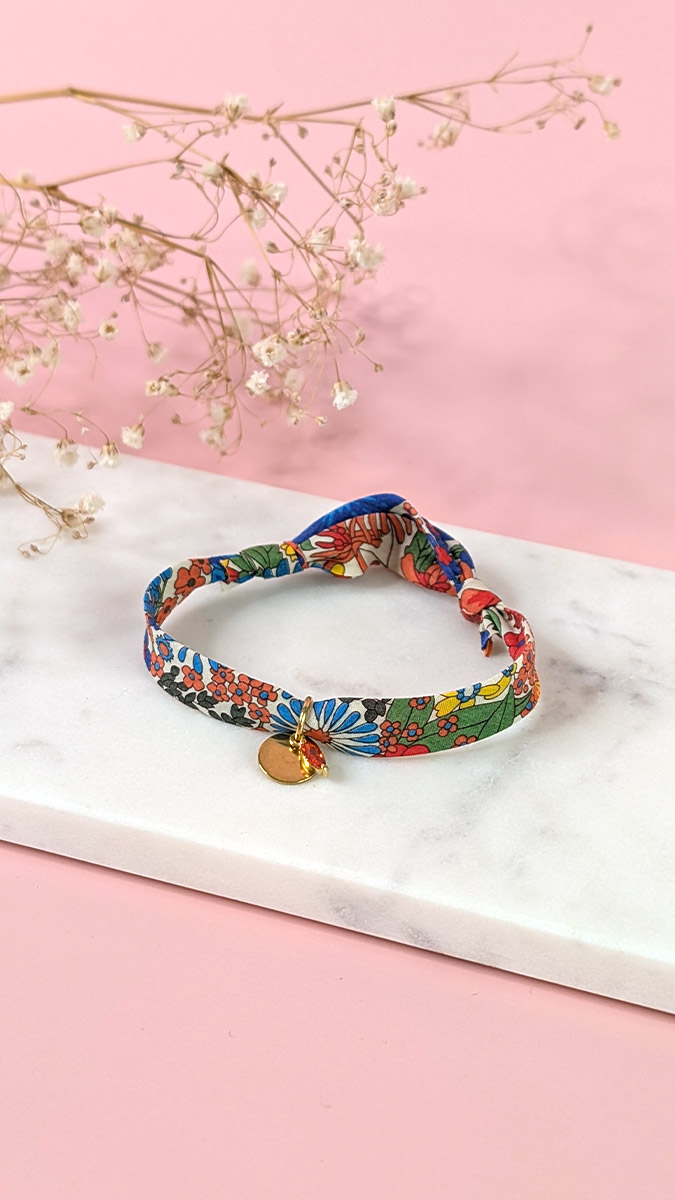 Schéma Bracelet Liberty sans fermoir avec noeuds coulants