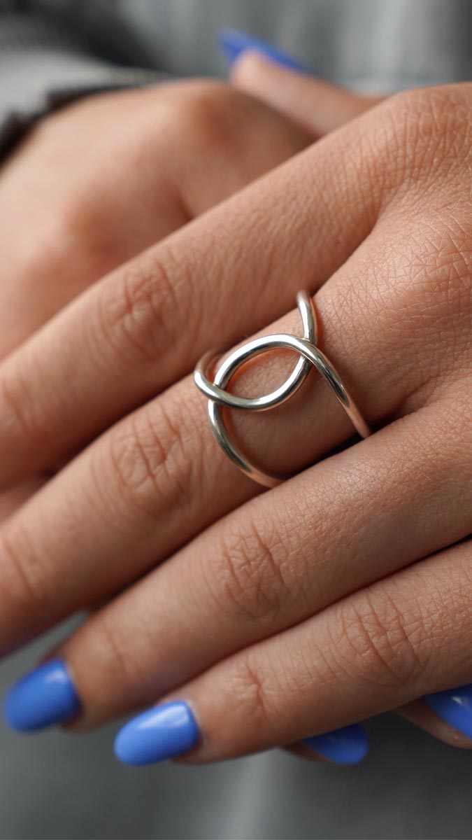 Tuto - Bague entrelacée en argent 925