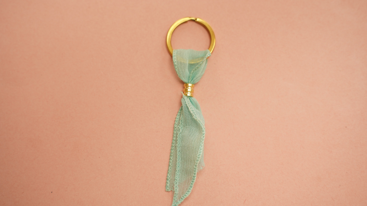 DIY grigri de sac été avec coquillages : Etape 6