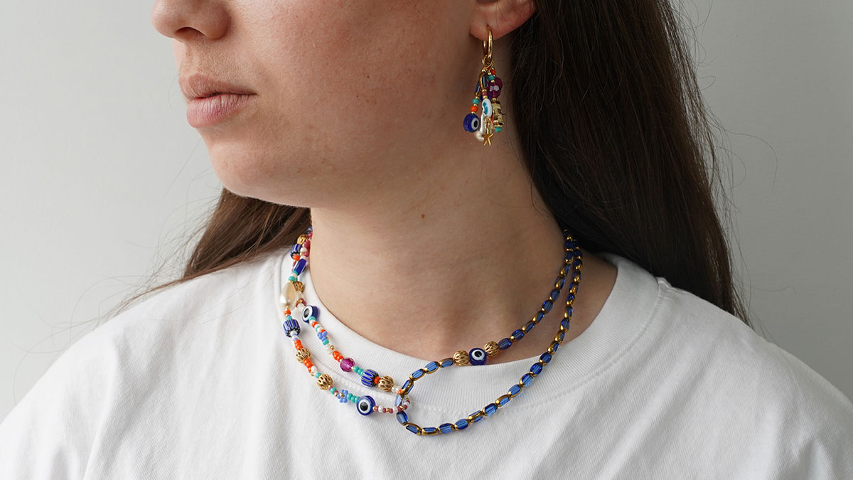 Parure colorée esprit marin Parure colorée esprit marin