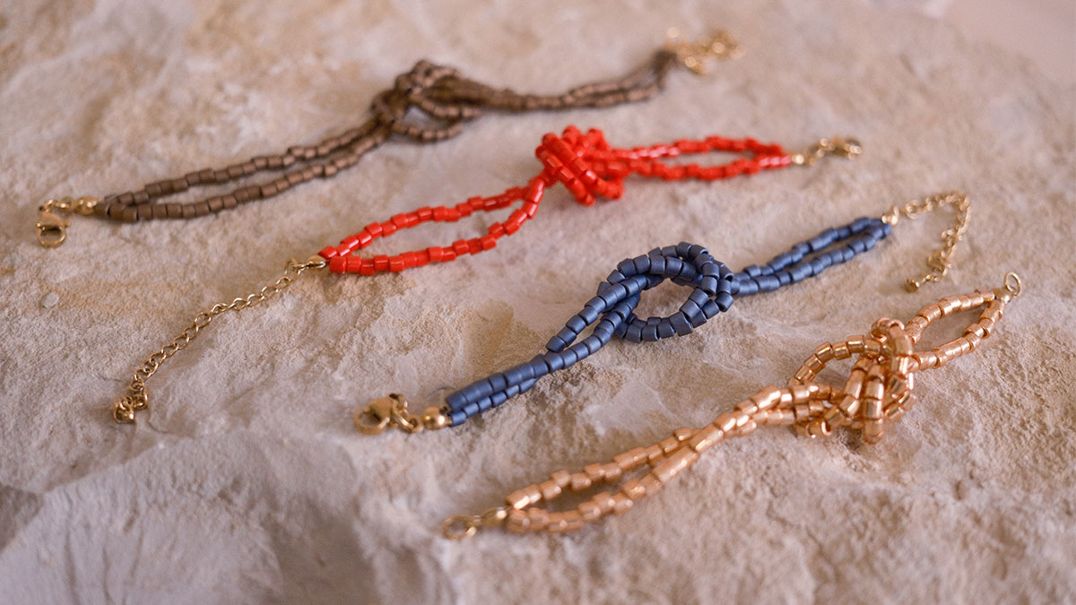 Schéma Bracelet en perle Miyuki Delica à nouer