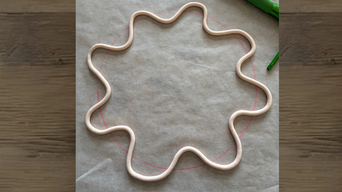 Miroir décoré en pâte polymère Cernit : Etape 2 Miroir décoré en pâte polymère Cernit : Etape 2