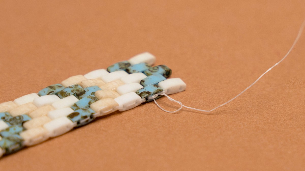 Bracelet Perles Half Tila Miyuki : Etape 7