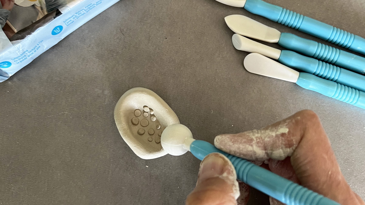 DIY Worry Stone - Pierre d'apaisement en argile autodurcissante : Etape 3