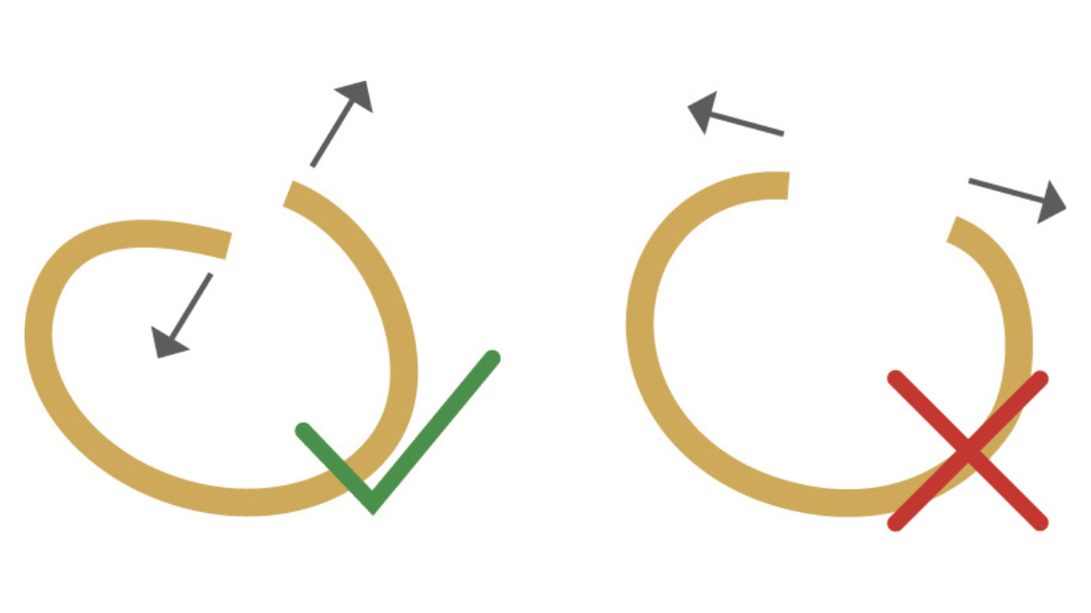 Bracelet triangle avec perles Miyuki 11/0 en peyote pair : Etape 11