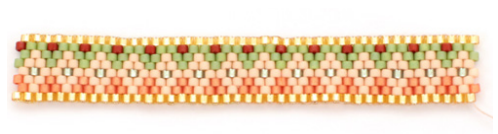 Bague en Peyote Pair avec Miyuki 11/0 : Etape 7