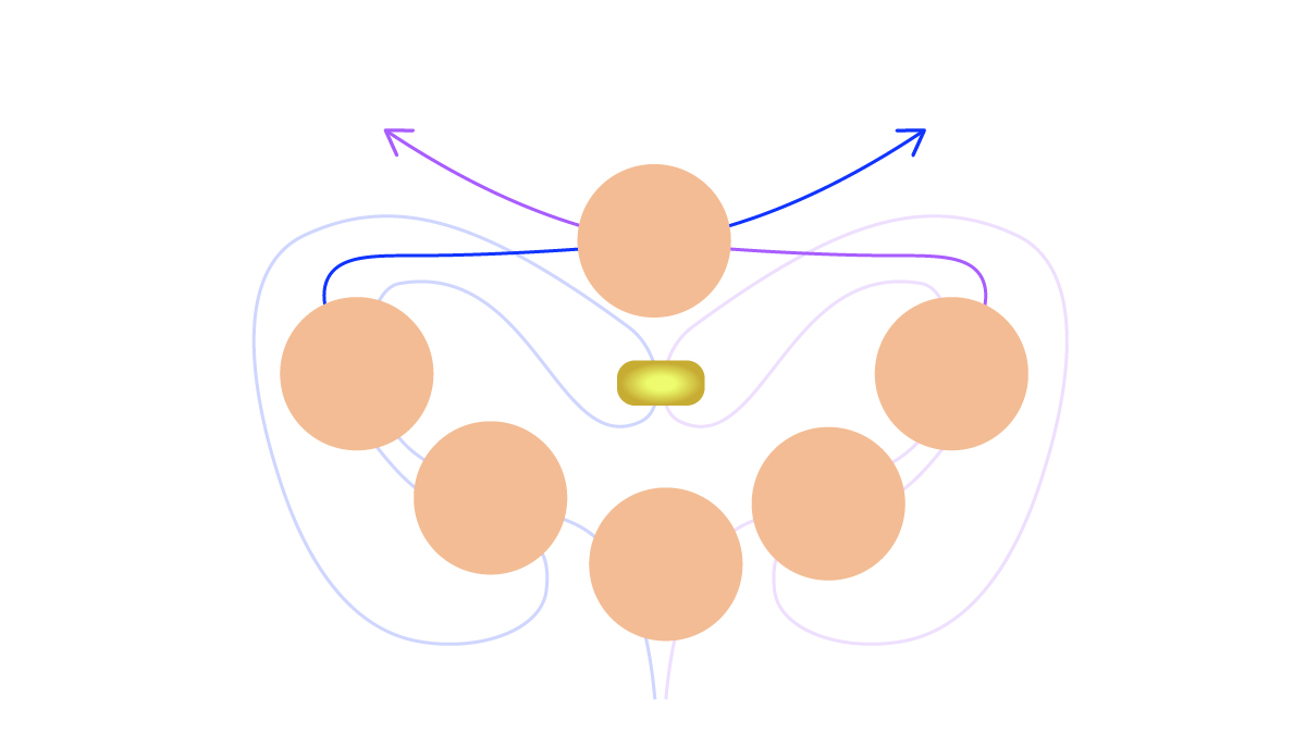 Bracelet fleur en pierre gemme et toupies Preciosa : Etape 5