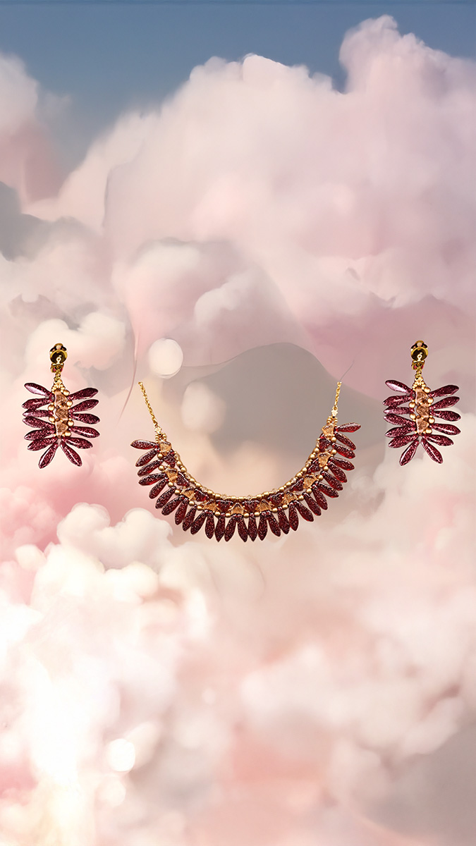 Schéma Parure Aurora par Les Créations d'Anna®