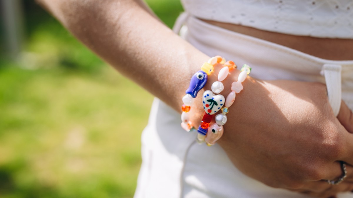 DIY : Trio de bracelets colorés en perles céramiques, Millefiori et Preciosa