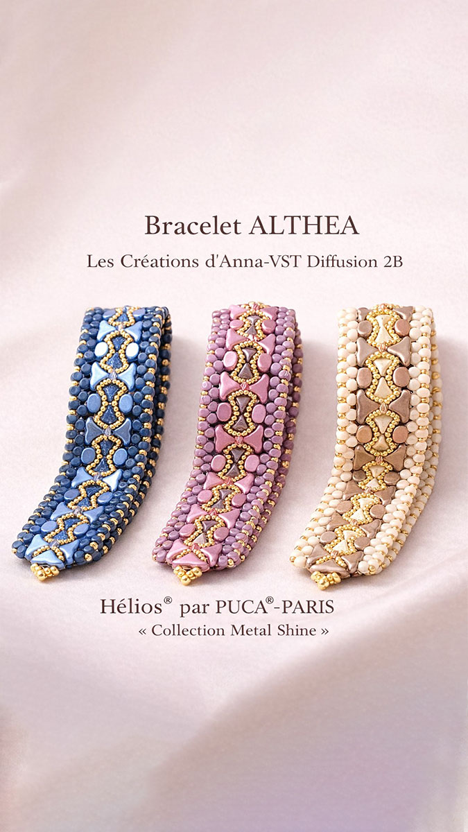 Schéma Bracelet Althea par Les créations d'Anna®