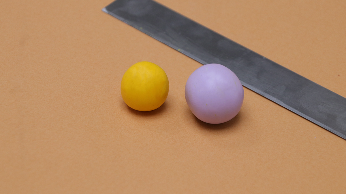 Boucles d'oreilles fleurs en polymère : Etape 1