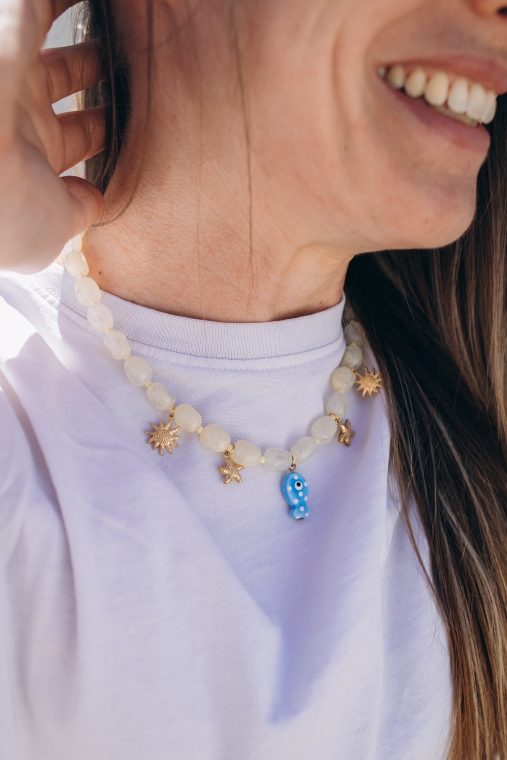 Collier charm's personnalisable