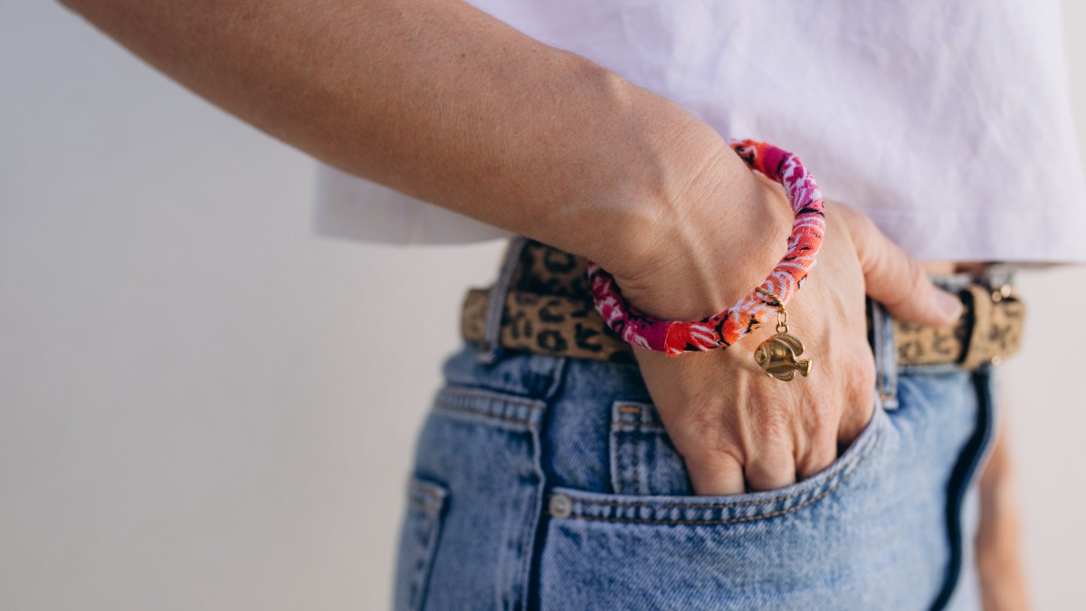 Schéma Bracelet jonc en bandana Schéma Bracelet jonc en bandana