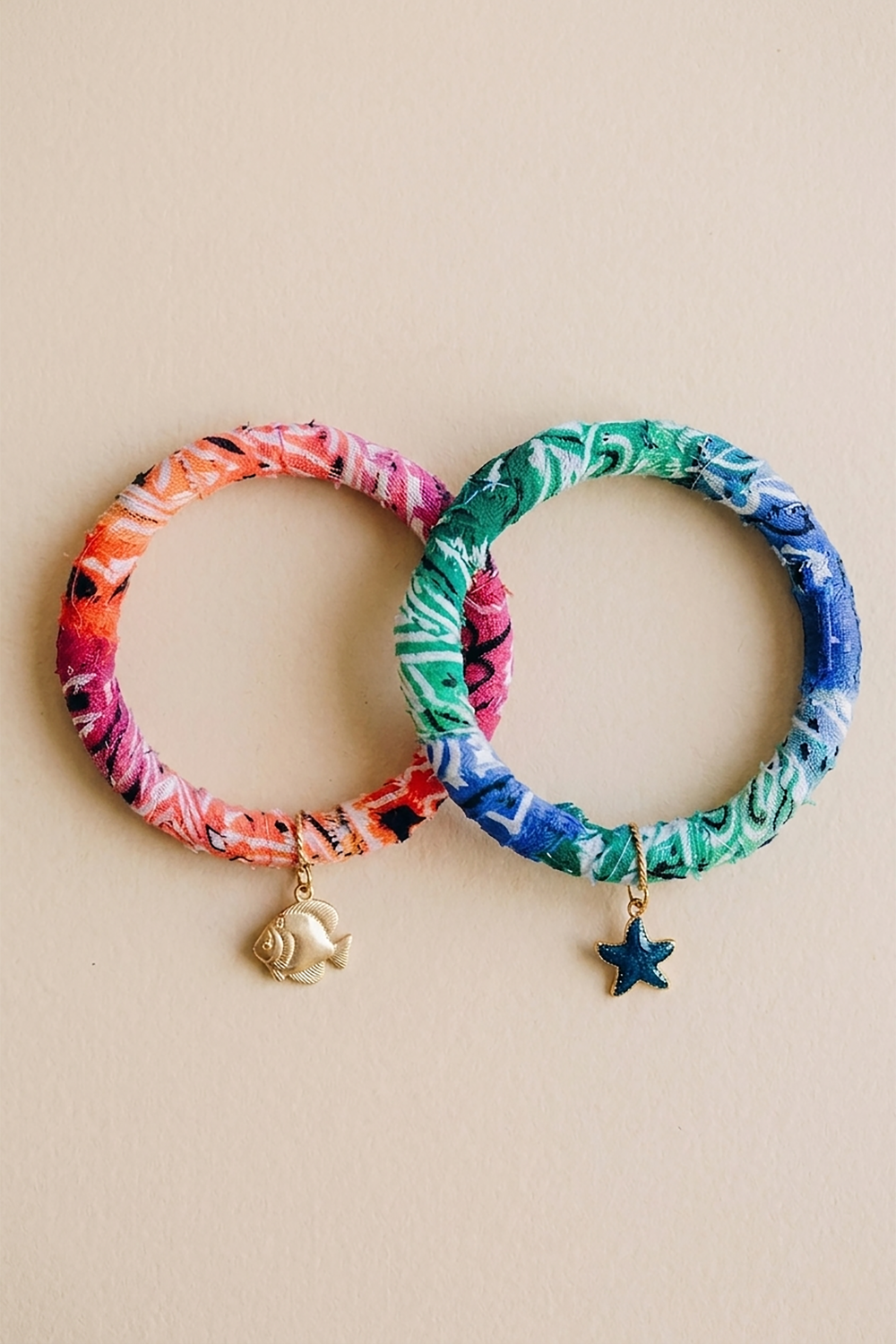 Schéma Bracelet jonc en bandana Schéma Bracelet jonc en bandana
