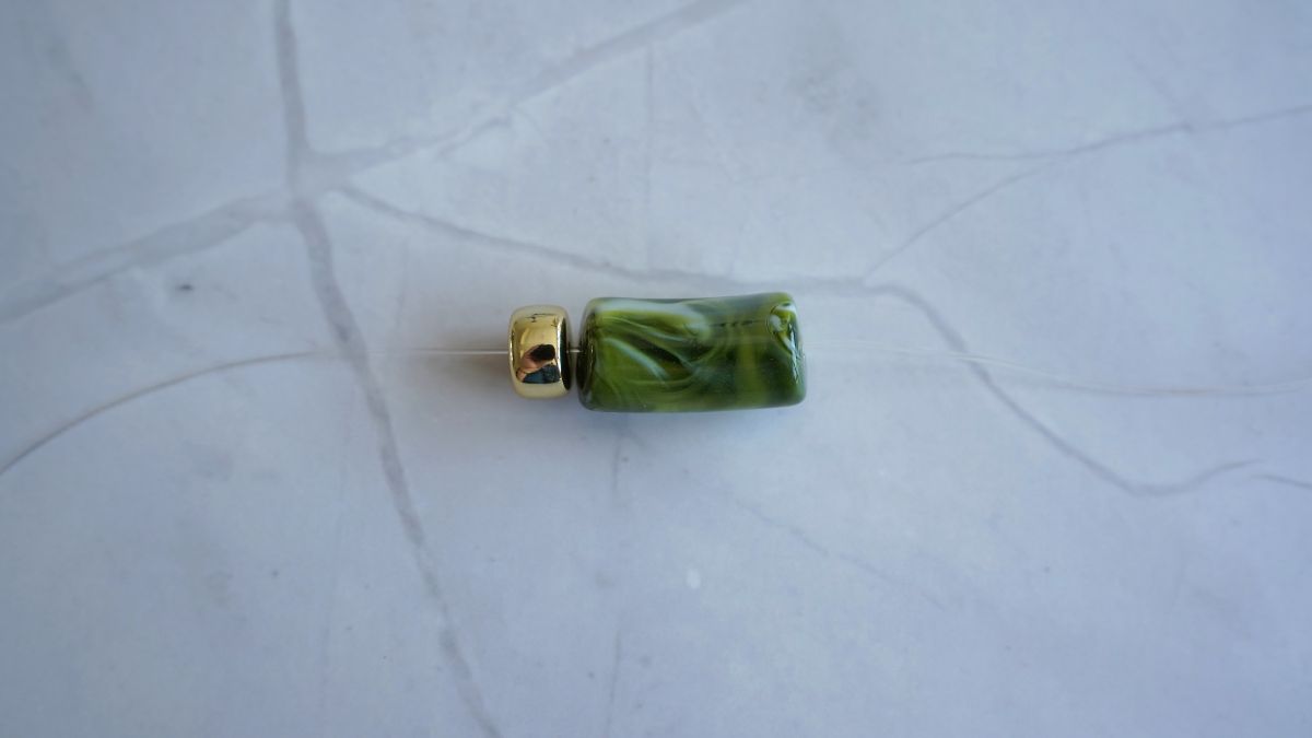 DIY Accumulation de bracelets camaïeu de vert : Etape 6