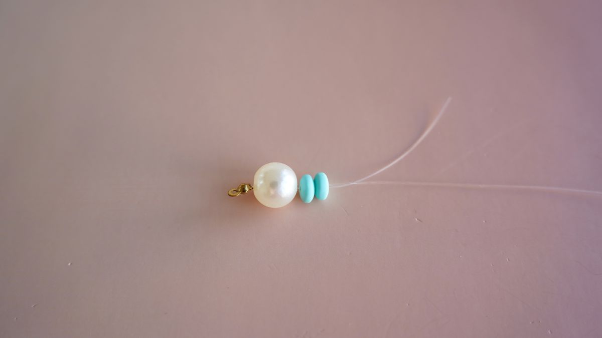 Bijou de sac avec pendentif brodé : Etape 3