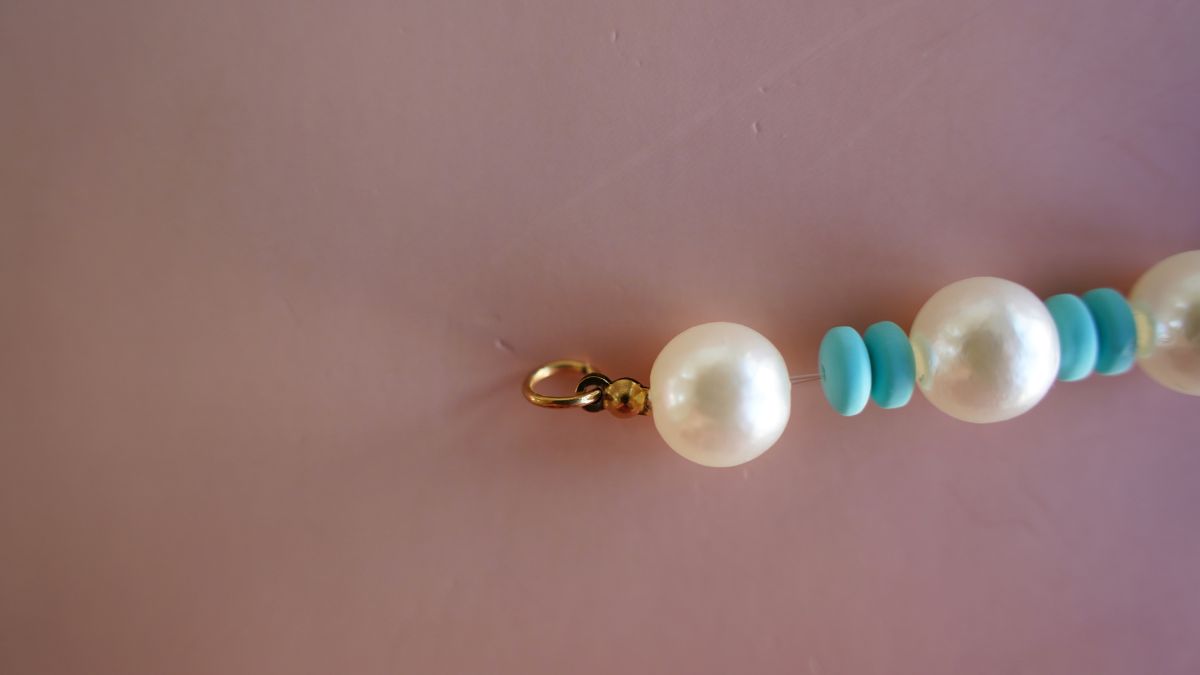 Bijou de sac avec pendentif brodé : Etape 6