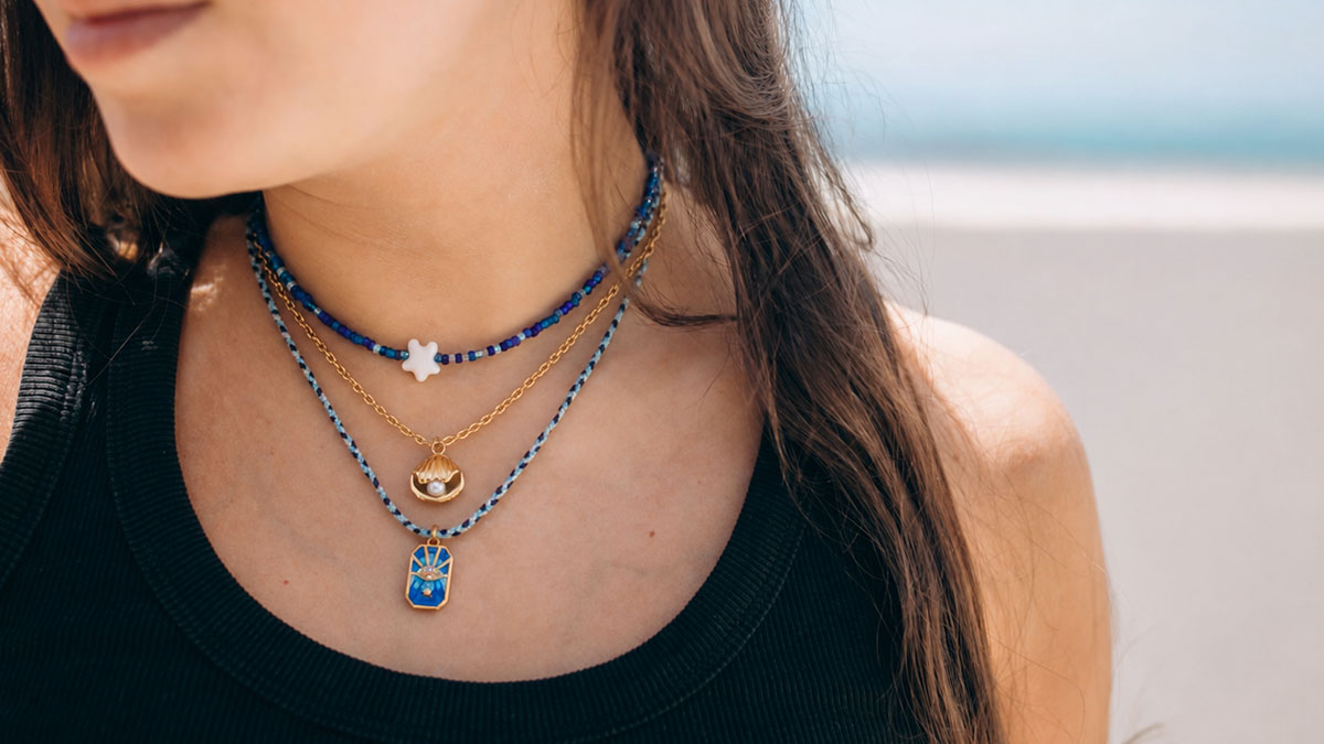 Stacking collier pour l'été