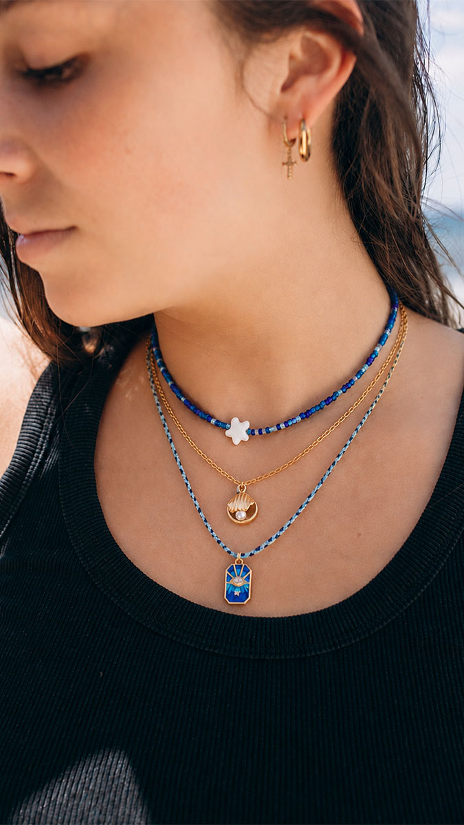 Stacking collier pour l'été