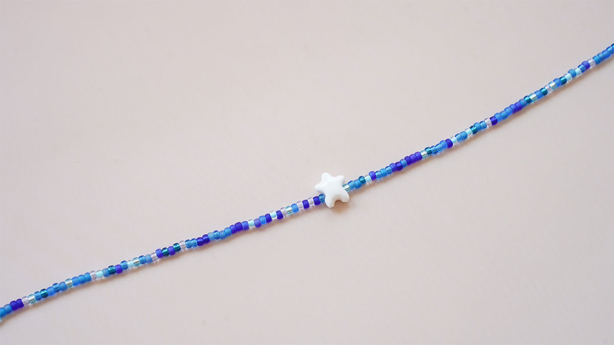 Stacking collier pour l'été : Etape 3