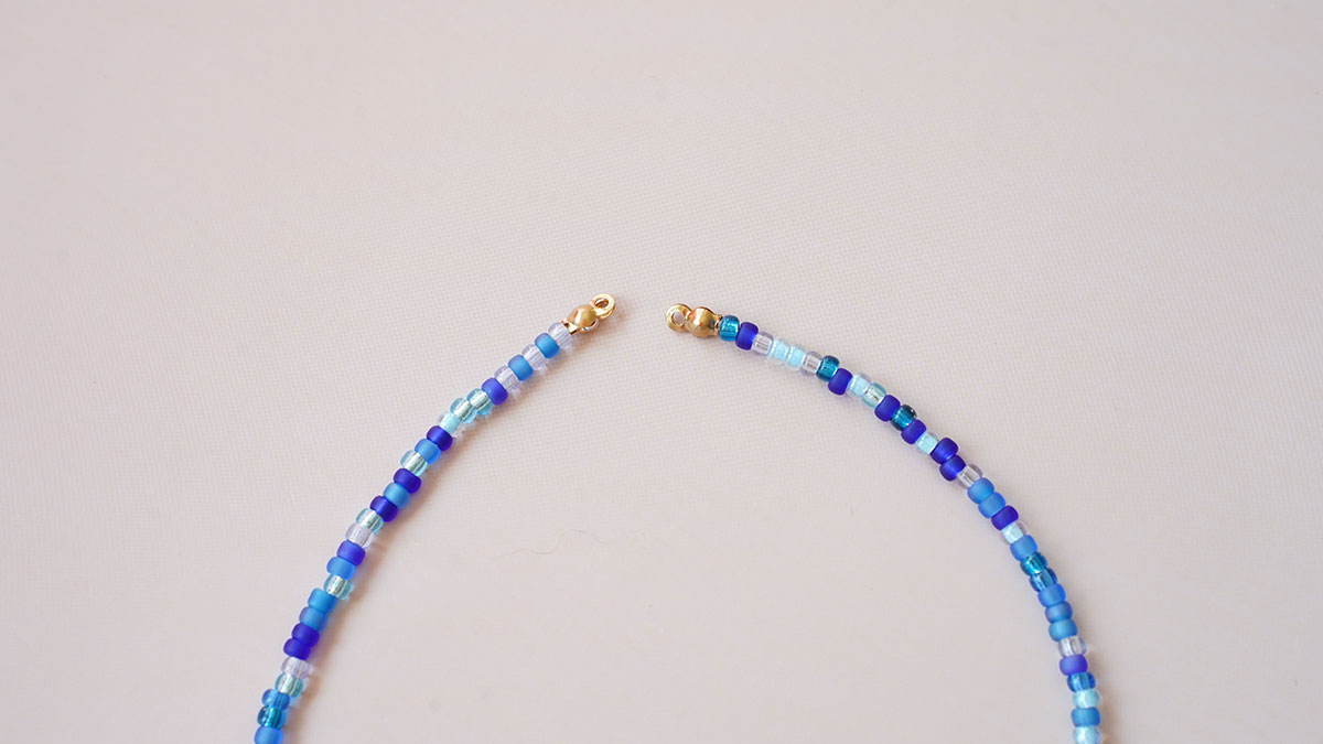 Stacking collier pour l'été : Etape 4