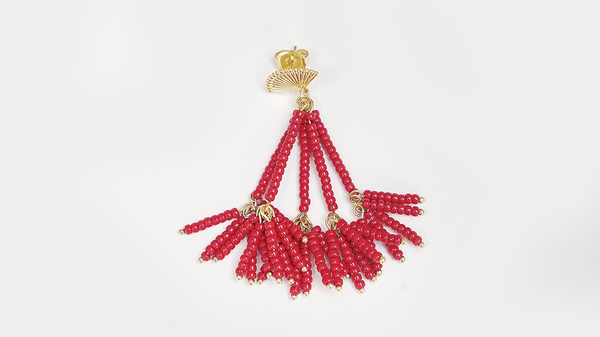 Boucles d'oreilles inspiration Espagne : Etape 5 Boucles d'oreilles inspiration Espagne : Etape 5