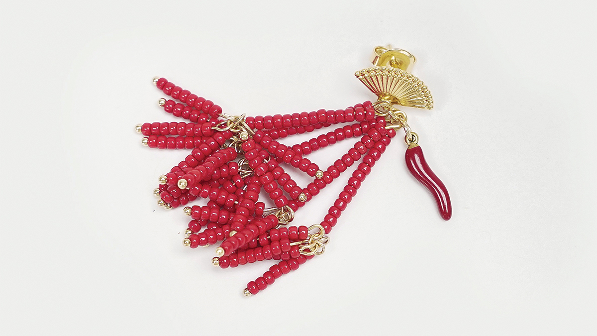Boucles d'oreilles inspiration Espagne : Etape 6 Boucles d'oreilles inspiration Espagne : Etape 6
