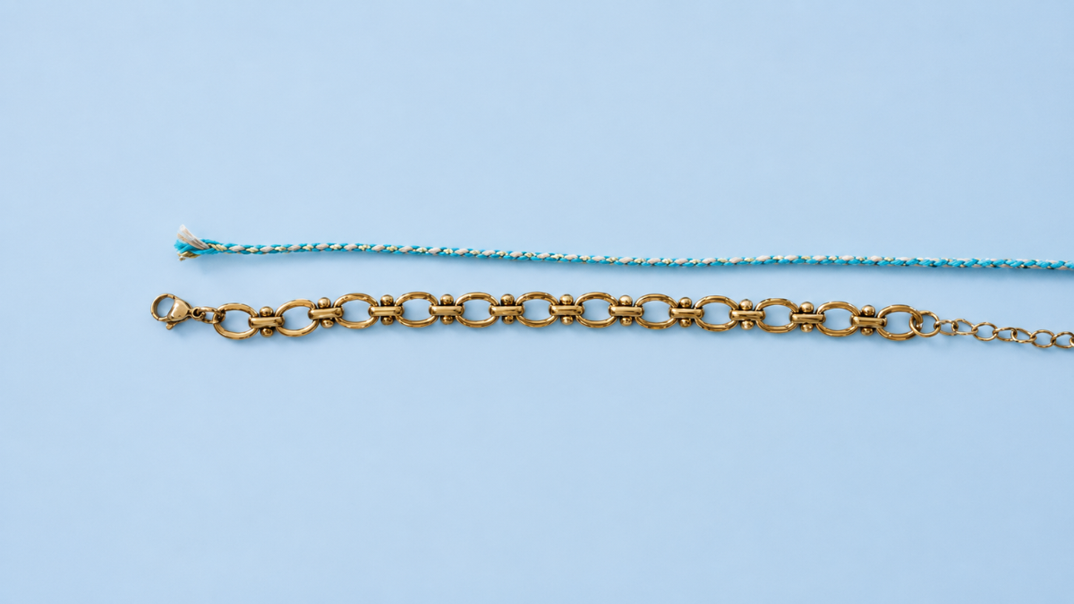 Bracelet cordon charms : Etape 1 Bracelet cordon charms : Etape 1