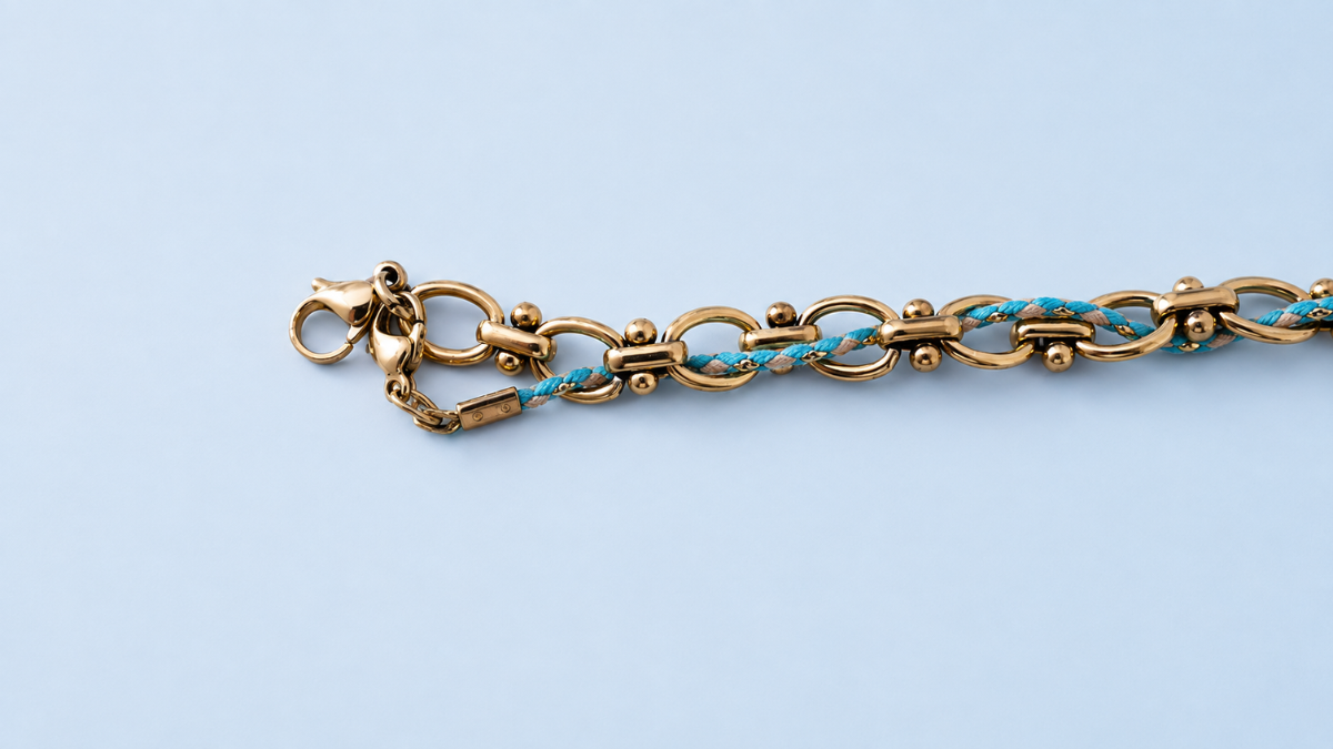 Bracelet cordon charms : Etape 3 Bracelet cordon charms : Etape 3