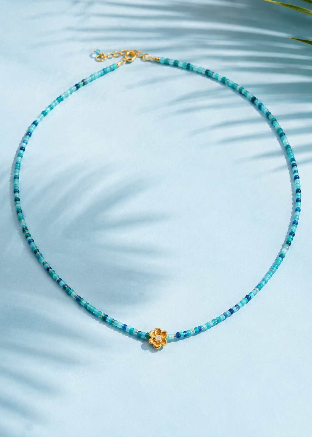 Schéma Collier en rocailles Miyuki turquoise