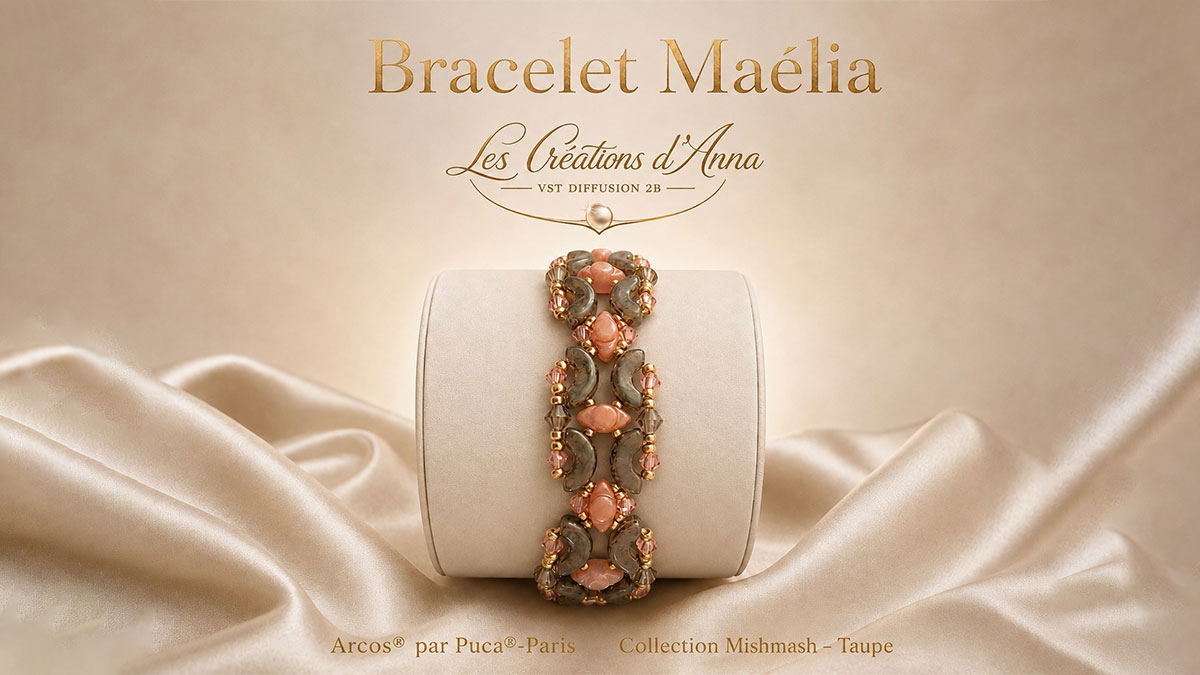 Schéma Bracelet Maelia par Les créations d'Anna® Schéma Bracelet Maelia par Les créations d'Anna®